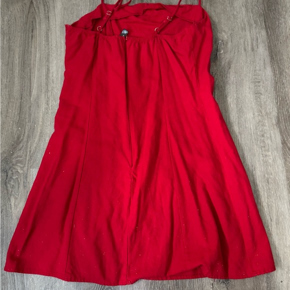 Red Mini Dress - Picture 3 of 4